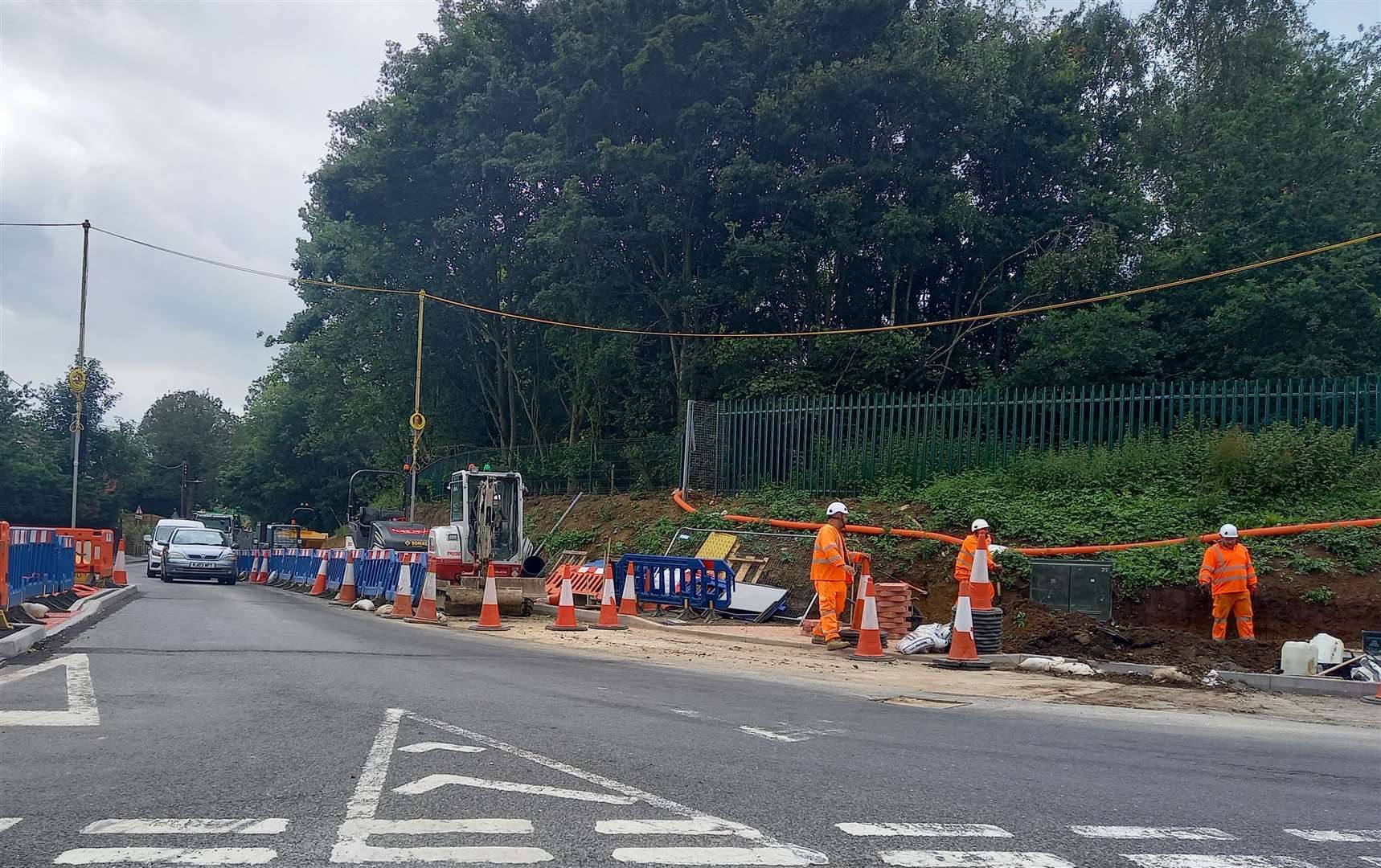 A petition calling for a roundabout to be installed at the junction, instead of lights, has been launched