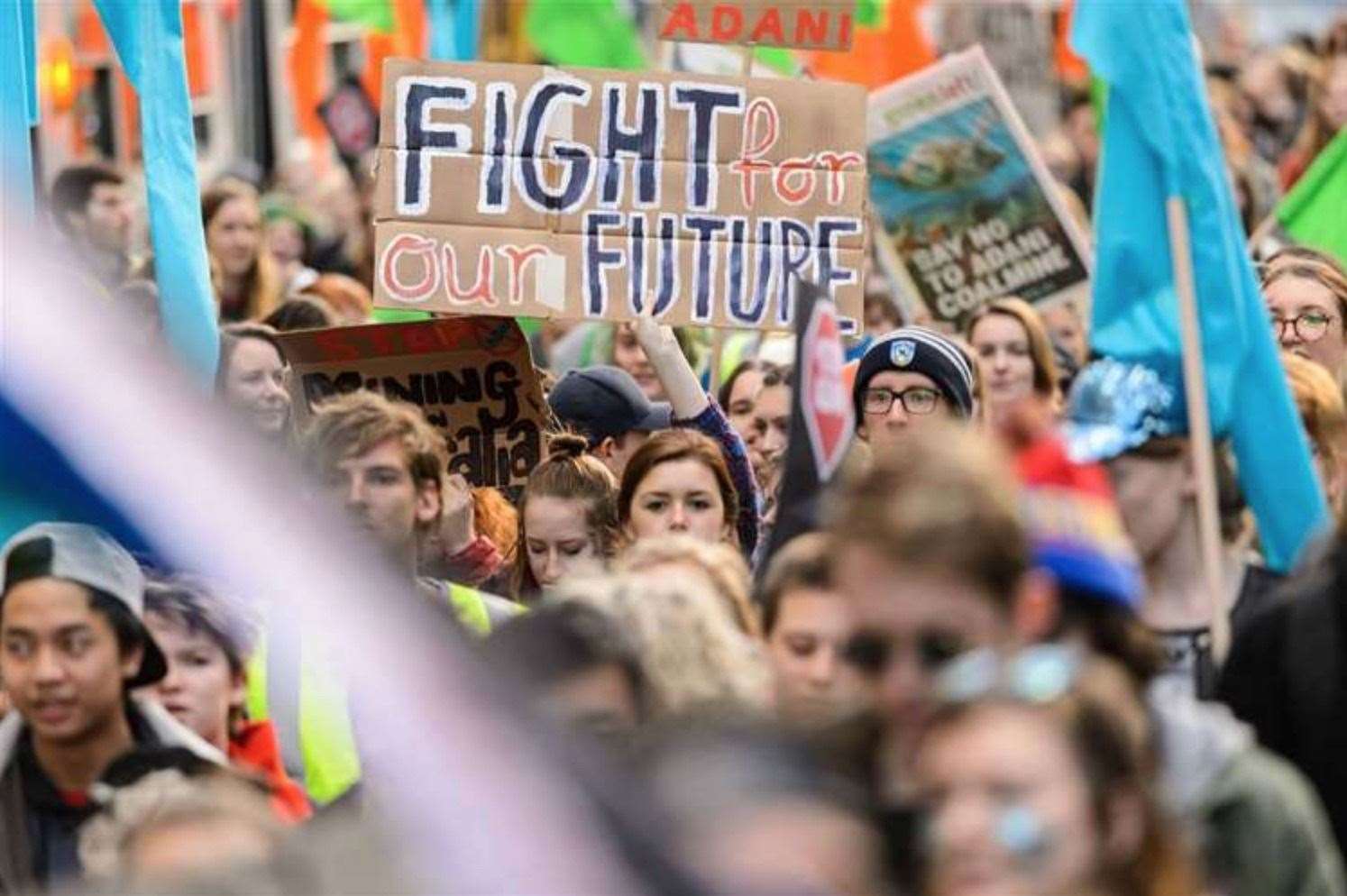 Protests have taken place across the country calling for action over climate change