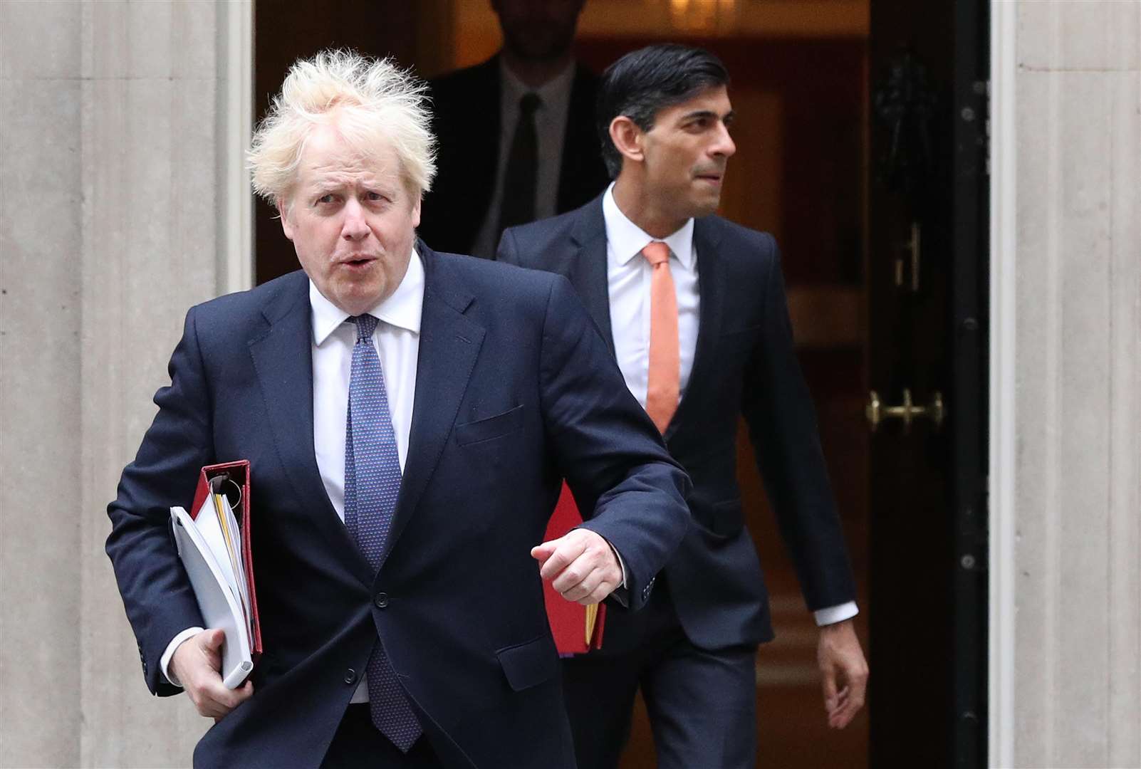 Prime Minister Boris Johnson and Chancellor Rishi Sunak have both been told to self-isolate (Jonathan Brady/PA)