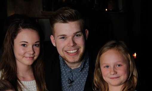 Party for The Voice finalist Jamie Johnson ahead of the final