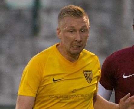 Lydd Town midfielder Craig Calvert. Picture: Ian Scammell