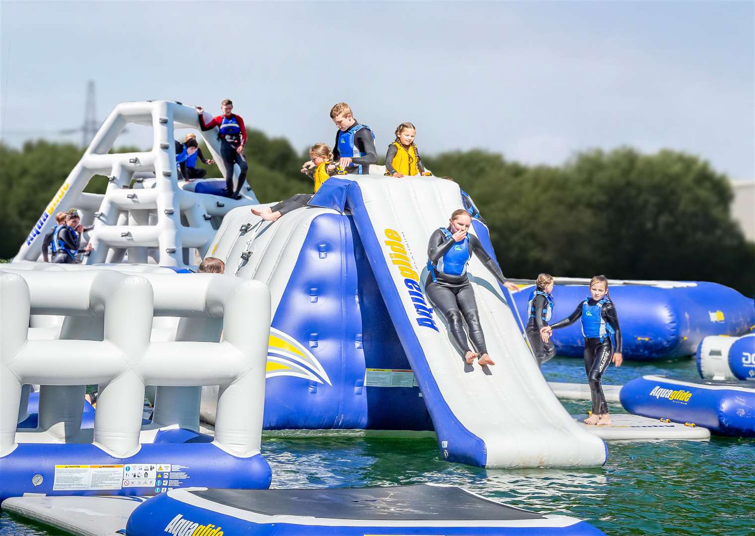 Action Watersports – in Lydd, Kent - will be opening their doors to Kent and the South East’s first Aqua Park. Pic caption JON SHRIMPTON (8459261)