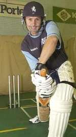 HERE'S HOPING: Jones taking part in a net session in Canterbury before rejoining the tour party. Picture: CHRIS DAVEY