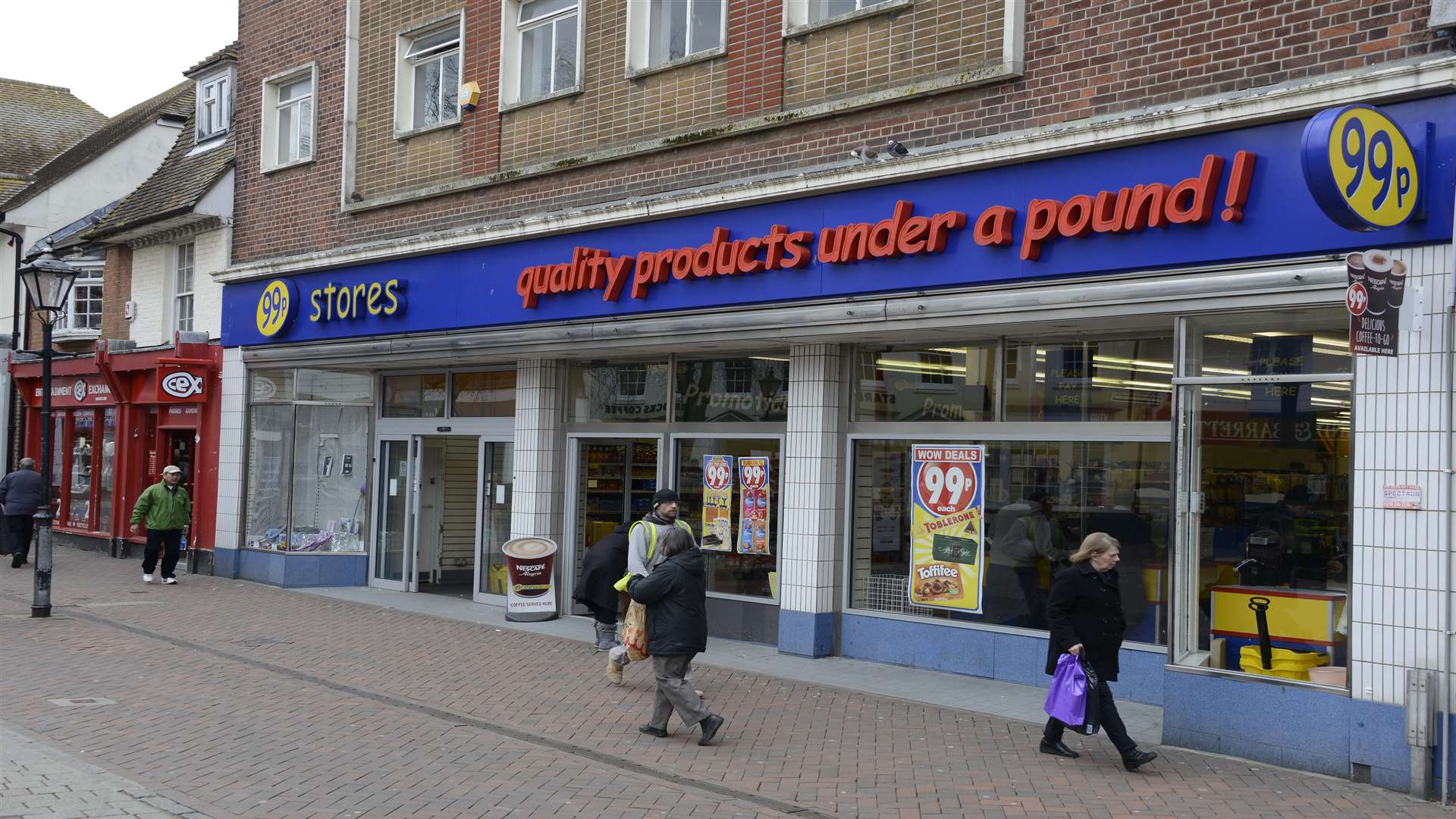The shop reopened as a 99p Store in 2009