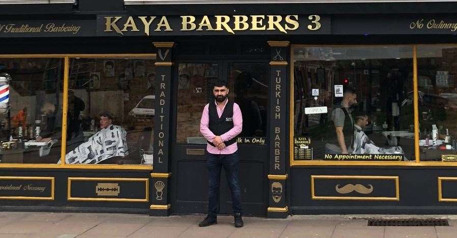 Cuneyt Kaya at Kaya Barbers in Rochester