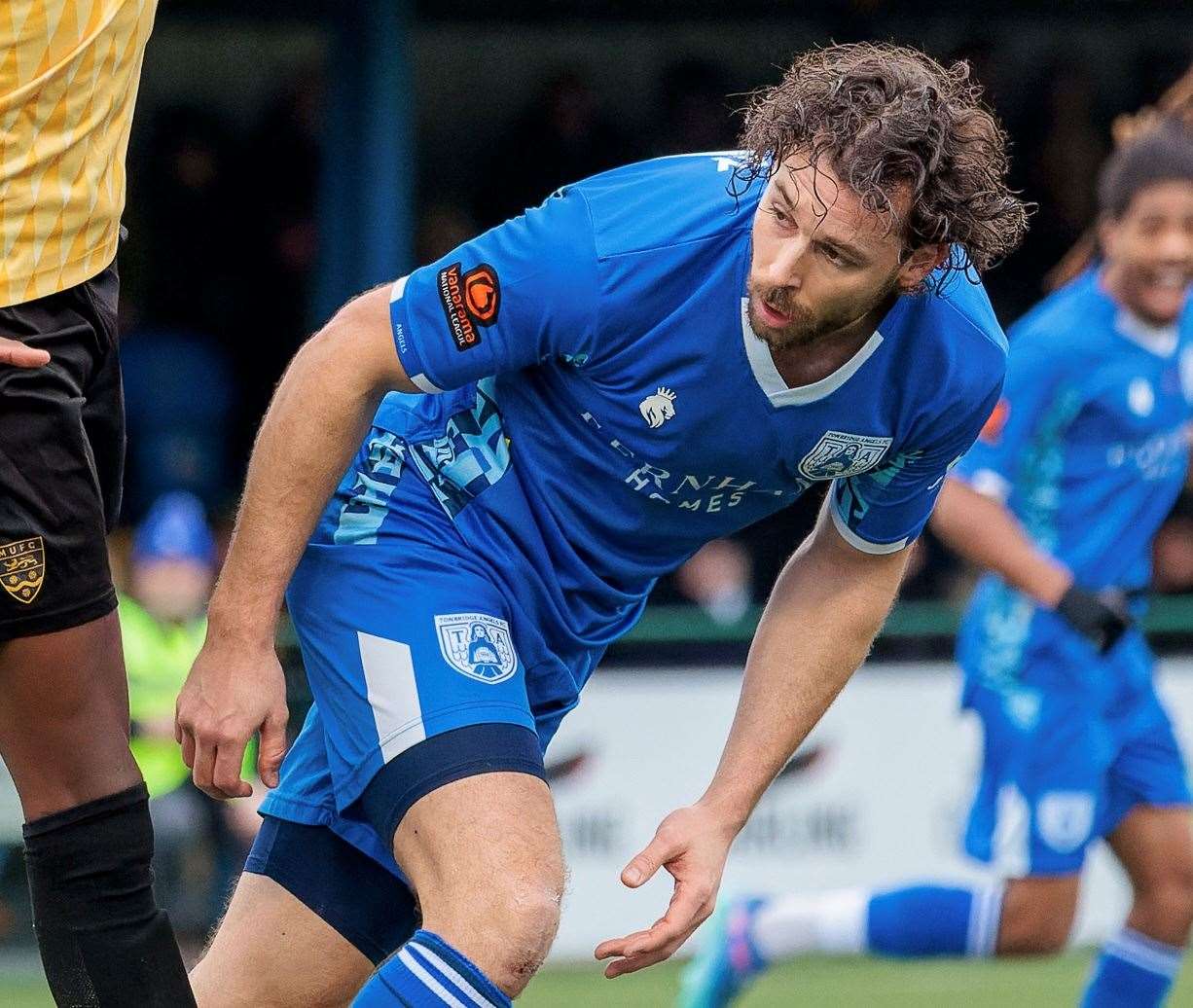 Tonbridge Angels striker Harry Ottaway. Picture: Helen Cooper