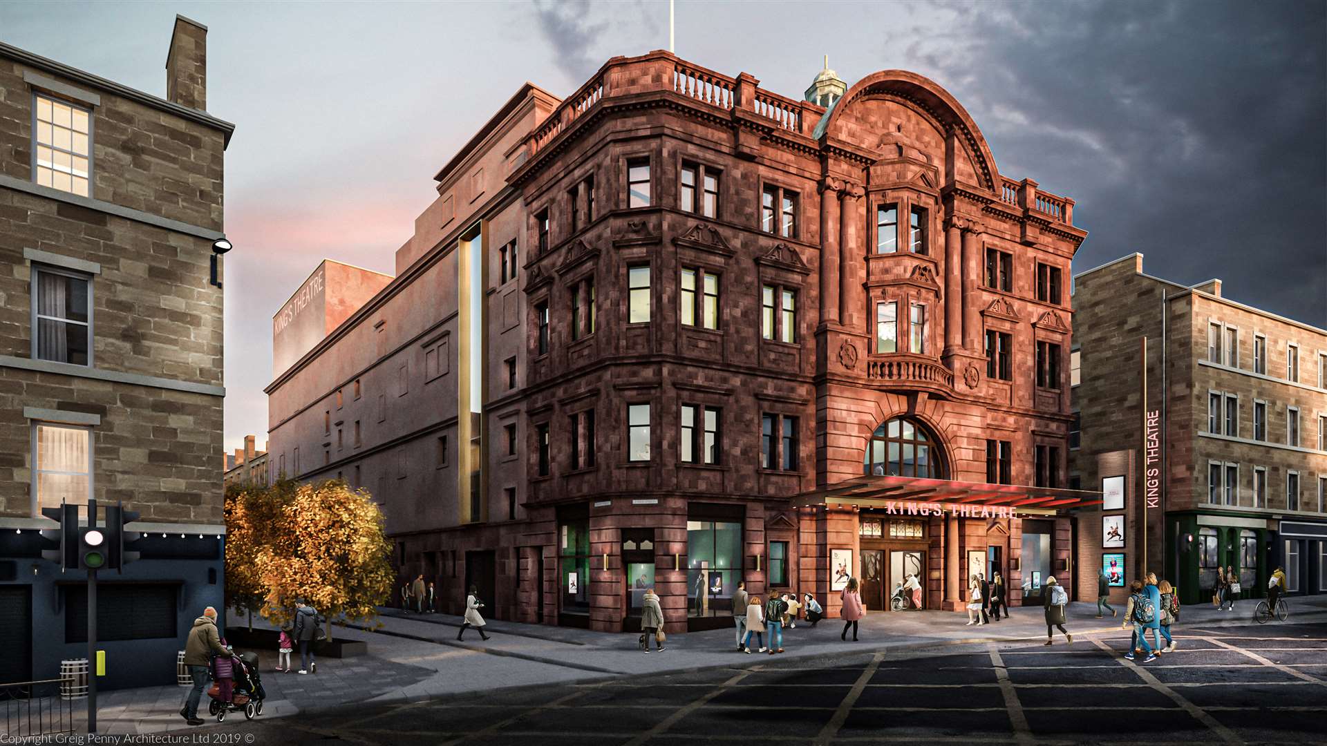 Externally the King’s Theatre will look largely the same after the planned redevelopment (Capital Theatres/PA)