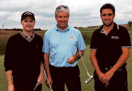 James Marshall (Westerham) Andrew Reynolds (Royal Cinque Ports) and Jason Barnes (Chart Hills) were amongst the Kent contingent at The London Club