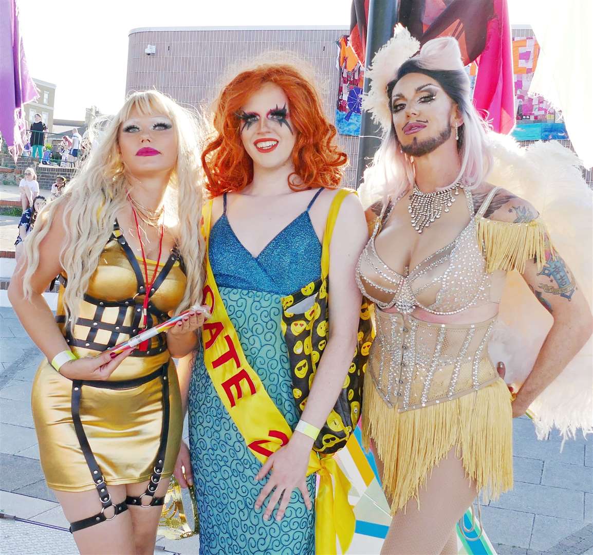 People enjoying Margate Pride