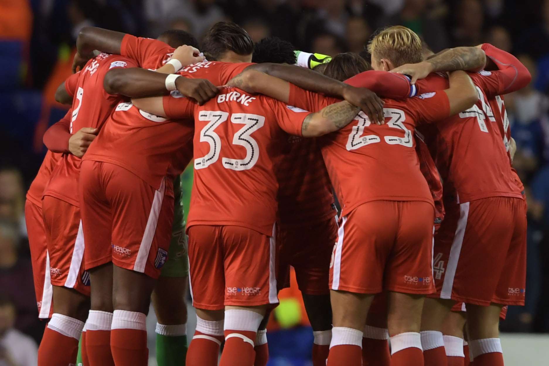 Skipper Josh Wright gets talking at the pre-match huddle Picture: Barry Goodwin