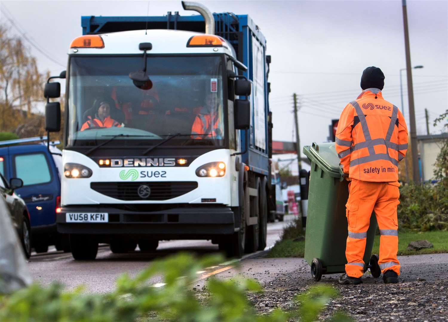 Suez took over the bin collections for Ashford, Swale and Maidstone in March. Photo: Paulbox