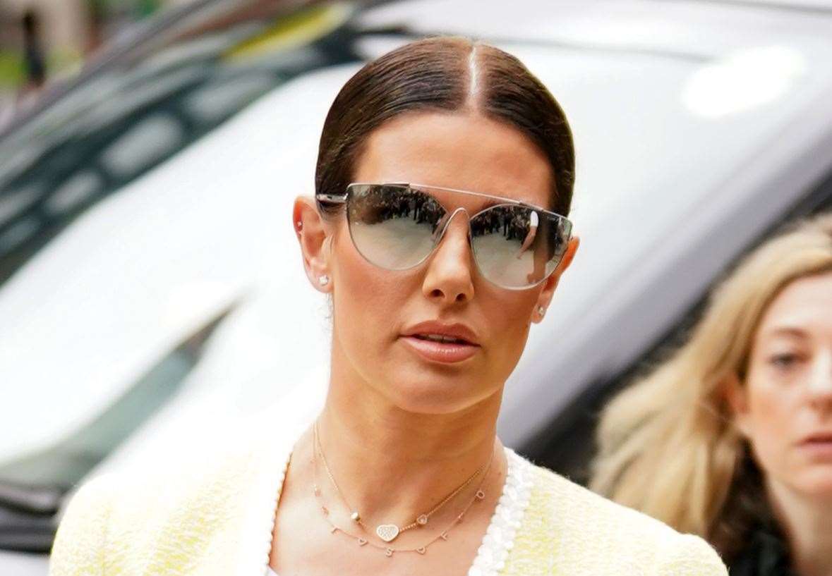 Rebekah Vardy at the Royal Courts Of Justice (PA)