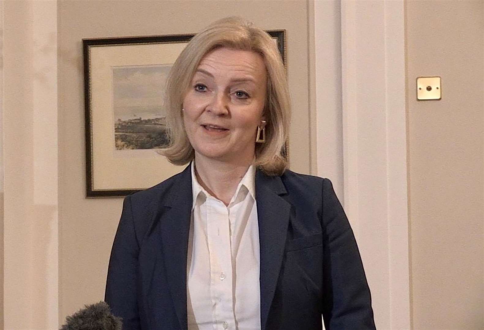 Foreign Secretary Secretary Liz Truss said Russia must respect Ukraine’s sovereignty or face ‘severe consequences’ (Jonathan McCambridge/PA)