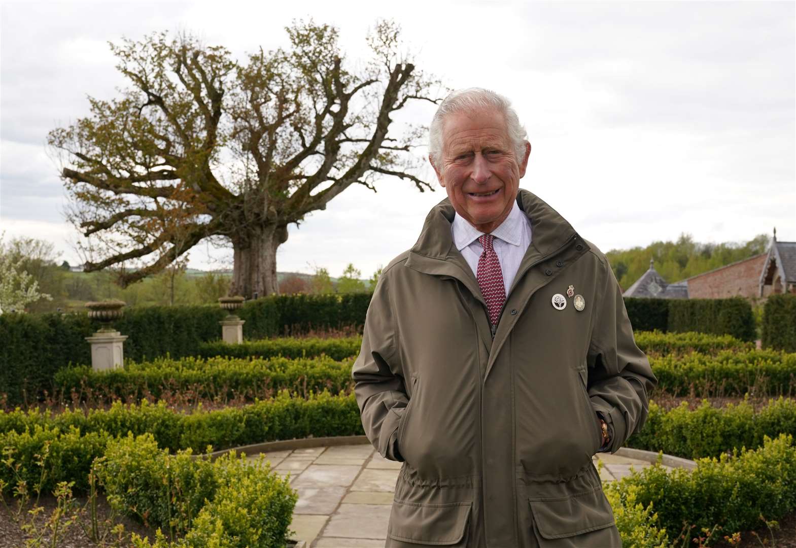 Charles on a previous visit to Dumfries House (Andrew Milligan/PA)