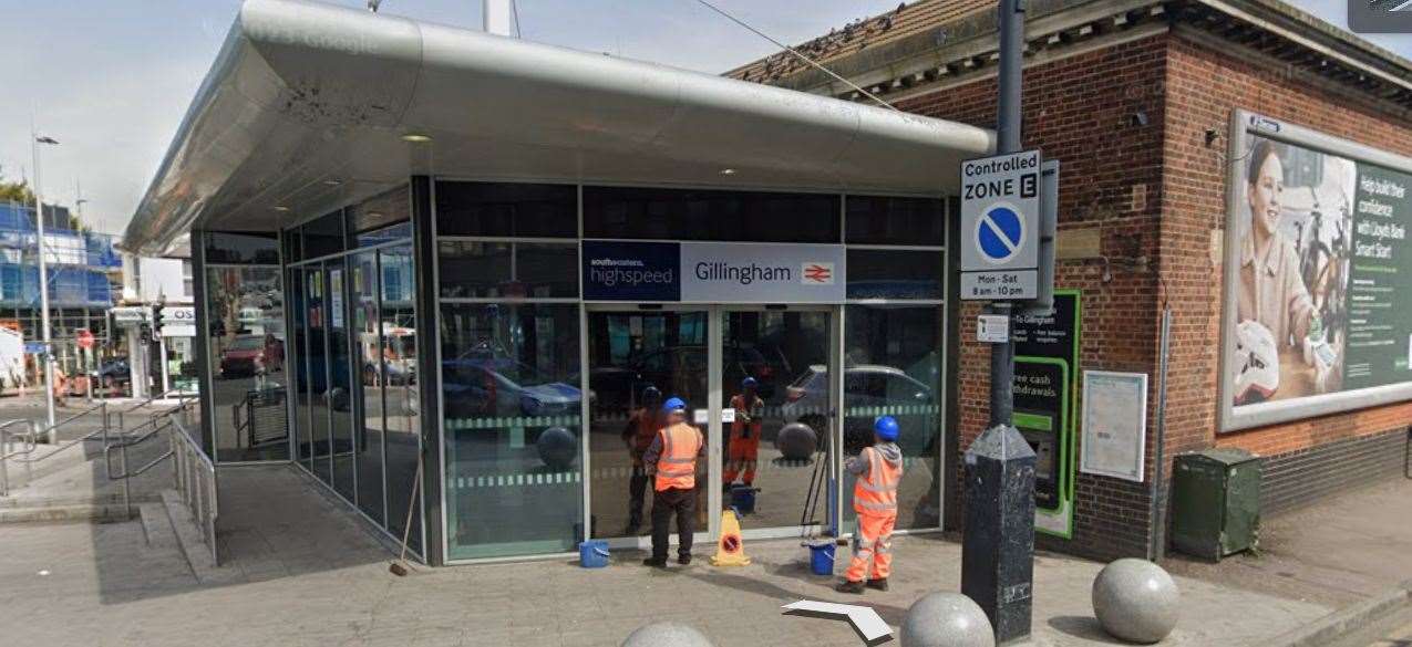 Gillingham Station has a signal fault Photo credit: Google Earth