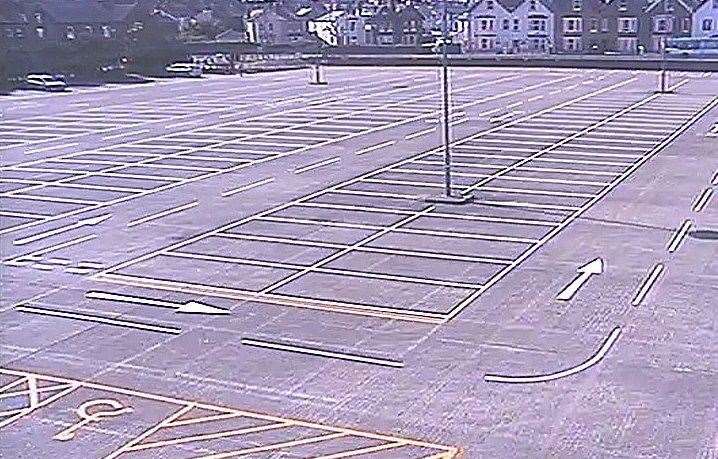 Gorrell Tank car park was deserted last weekend. Picture: Canterbury City Council