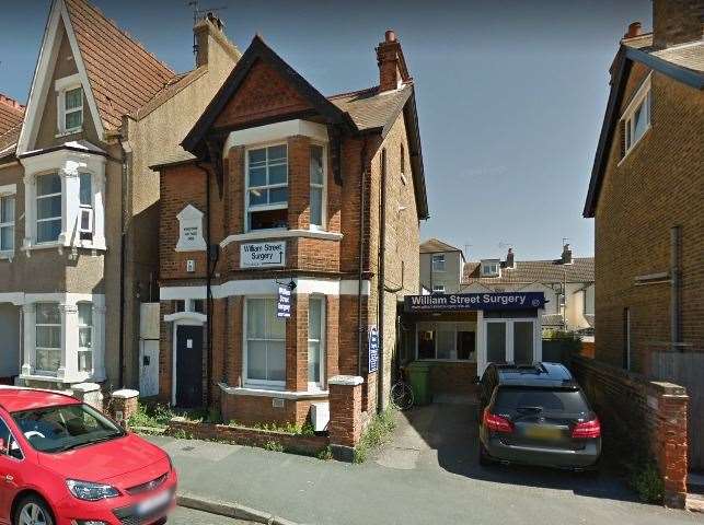 William Street surgery in Herne Bay. Picture: Google