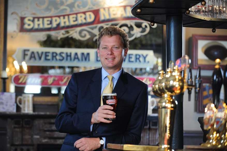 Shepherd Neame chief executive Jonathan Neame. Picture: Dan Lewis/Visual Media