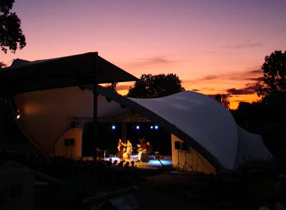 Hever Festival is held under the stars