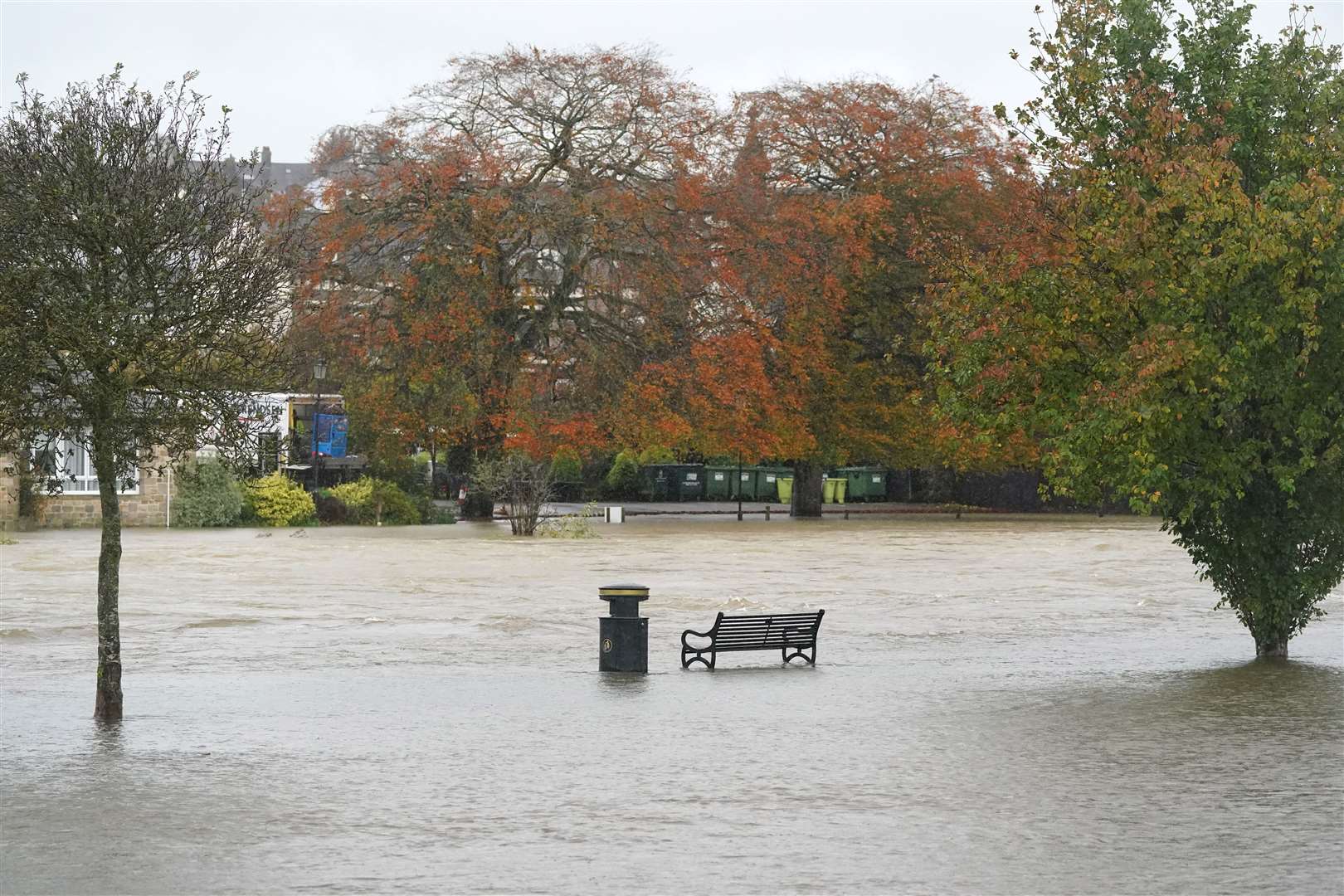 The area has been lashed by heavy rain in recent days (Owen Humphreys/PA)