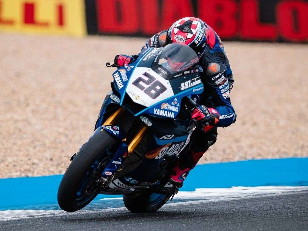 Lydd's Bradley Ray in Superbike World Championship action at Estoril. Picture: Giulio Di Natale