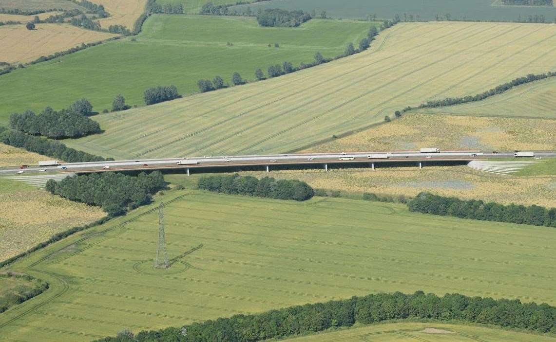 This viaduct will carry the new Lower Thames Crossing route over the Mardyke Valley