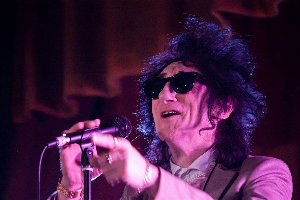 Punk poet John Cooper Clarke at a previous event. Photo: Steve Povey