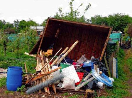 Vandalism at the allotments