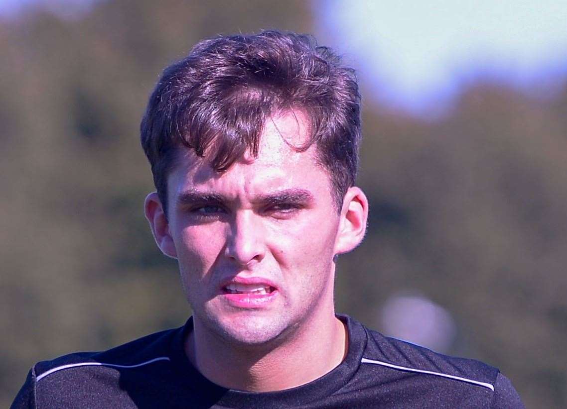 Tom Wray - made two penalty saves in Margate’s 1-0 Kent Senior Cup victory at Ramsgate earlier in the season. Picture: Stuart Watson