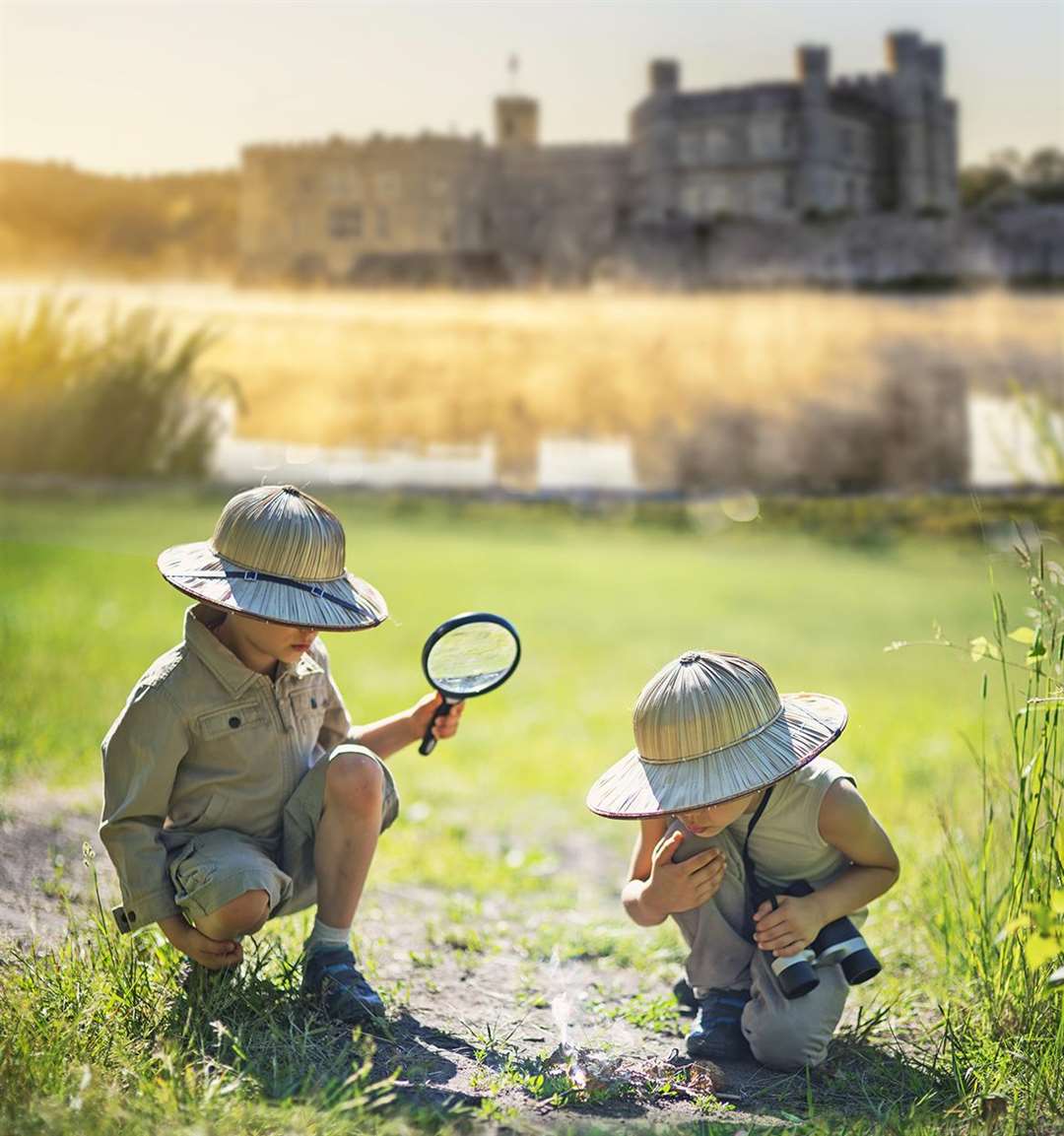 Half term hunters at Leeds Castle