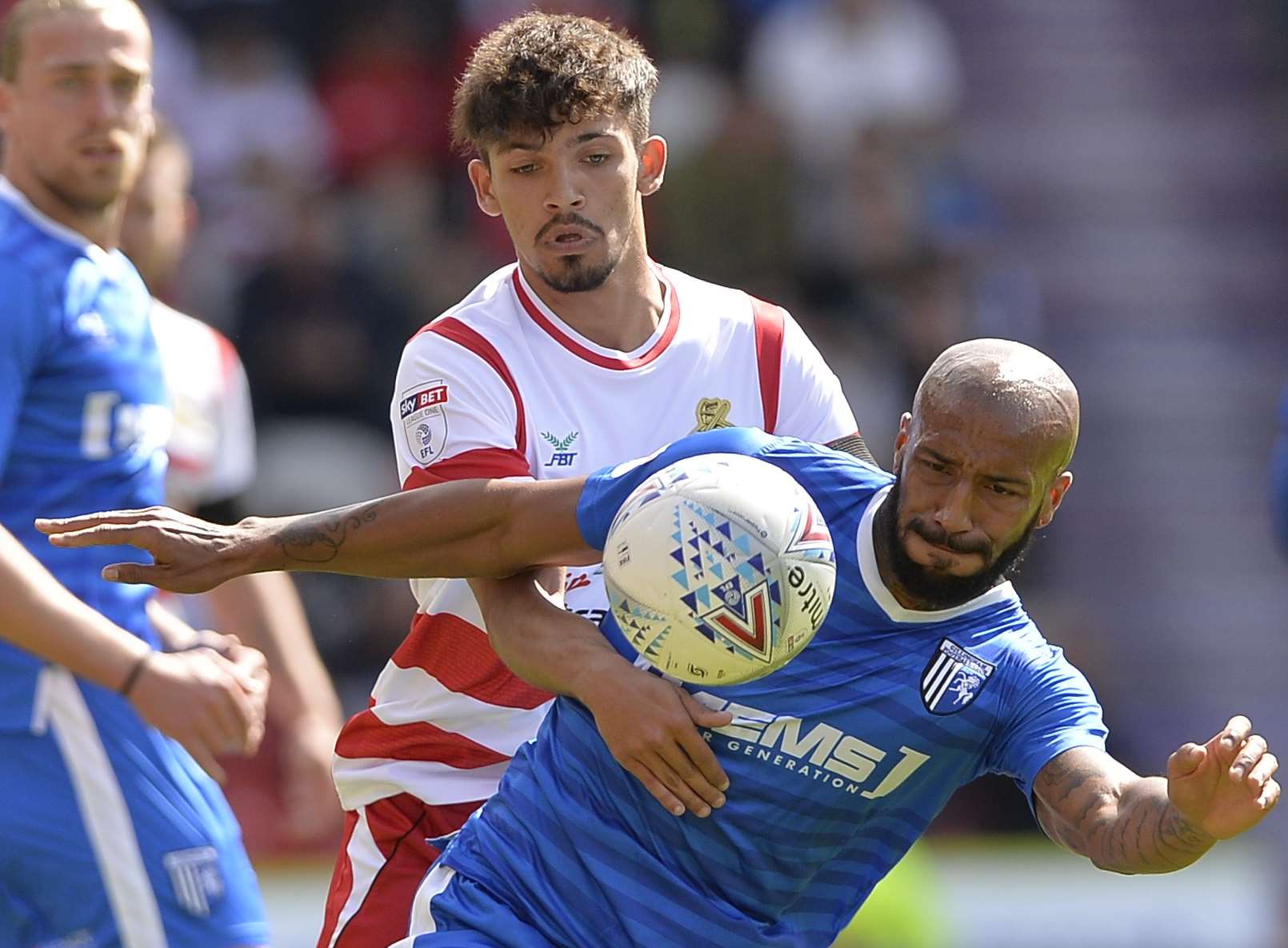 Josh Parker in action against Doncaster. Picture: Ady Kerry