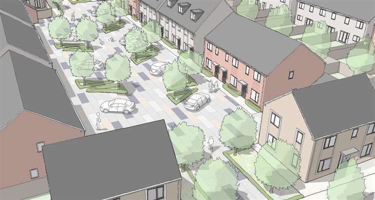 Artist impressions of the Taylor Wimpey development plans at Stone Pit near Dartford. Picture: Taylor Wimpey