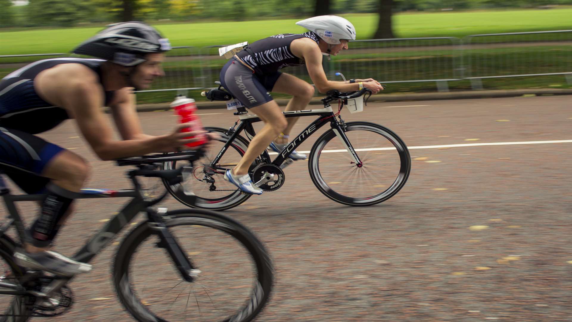 A driver saw red when cyclists were riding two abreast in Horsmonden. File picture