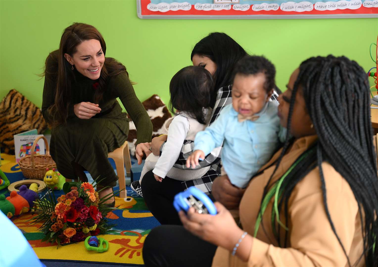 The Princess of Wales praised the centre’s holistic approach (Daniel Leal/PA)