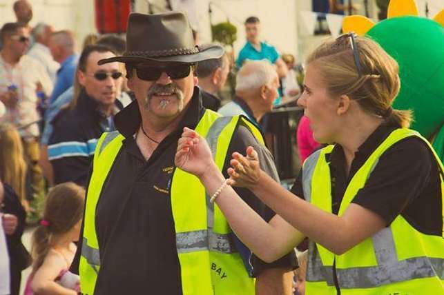 Carnival chairman Andy Birkett and Holly Birkett - photo by Adrian Bennett