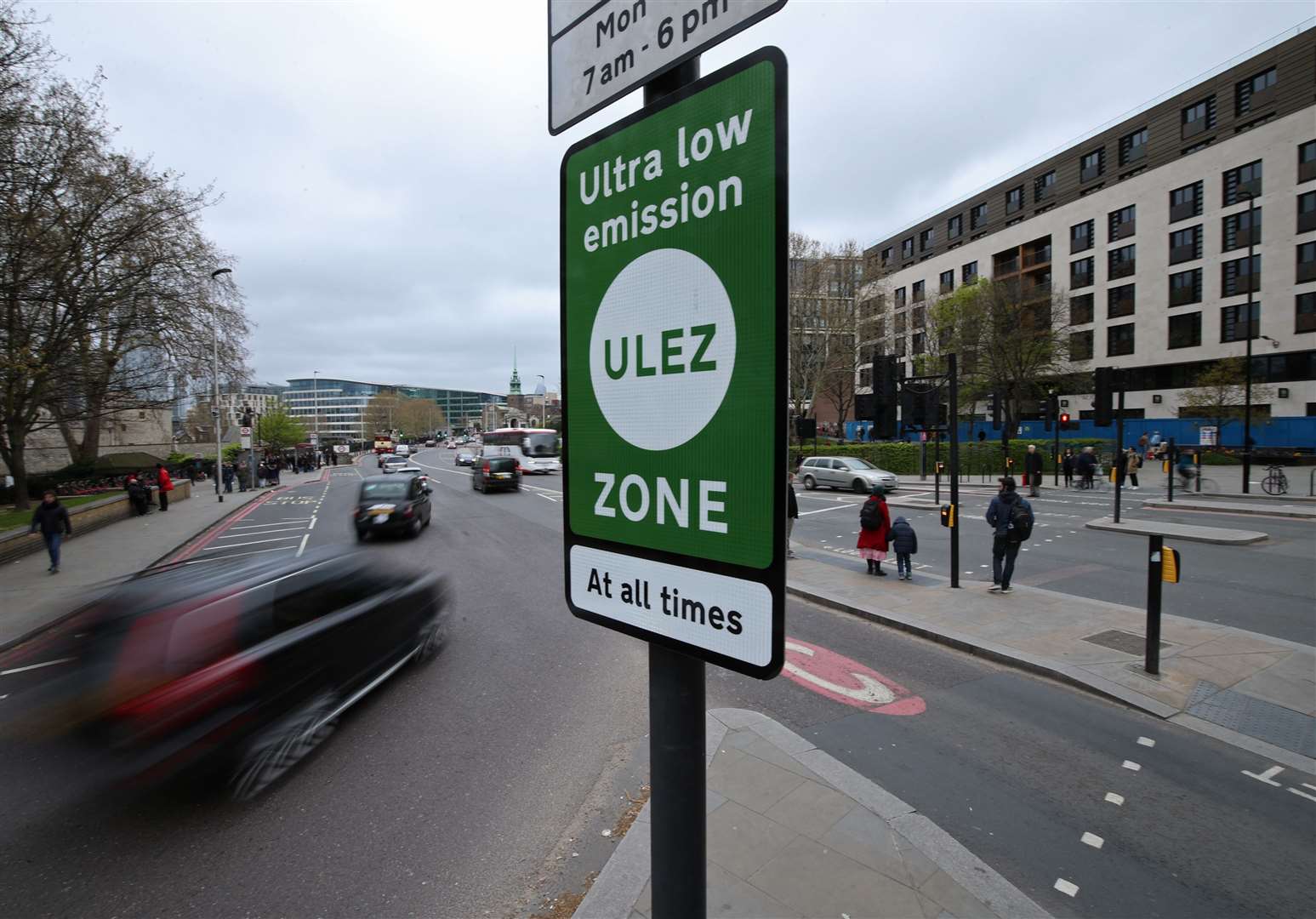 The green plates could help electric vehicles by-pass low or zero emission zone charges (Yui Mok/PA)