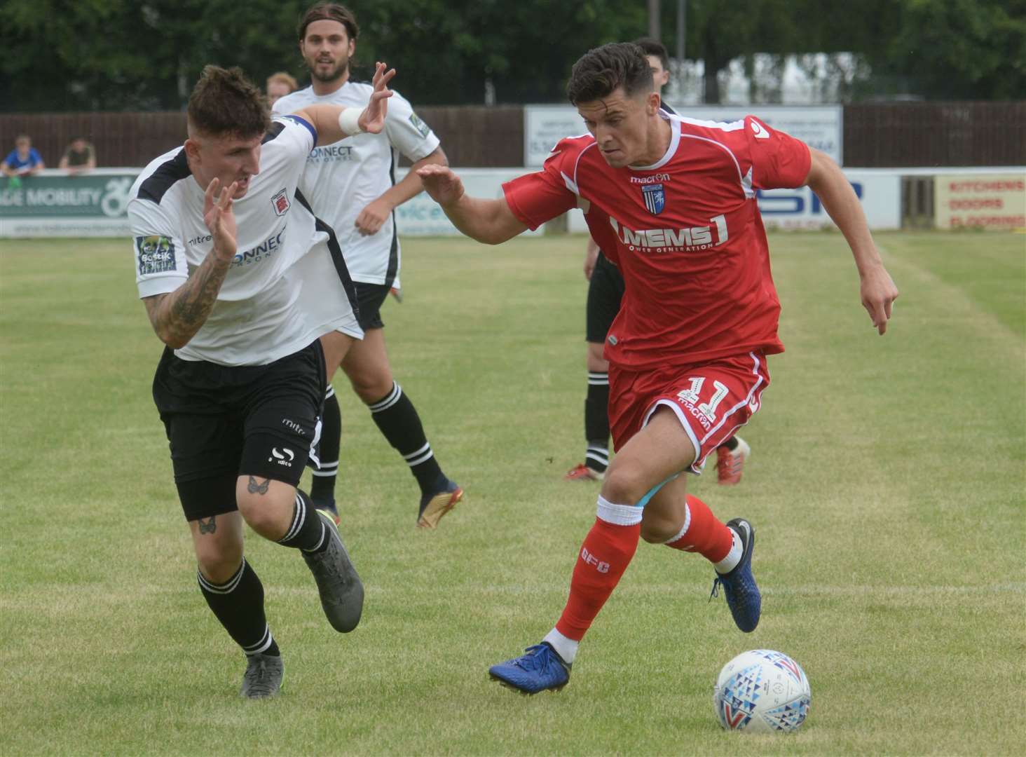 Pictures from Gillingham's 9-1 victory over Faversham Town