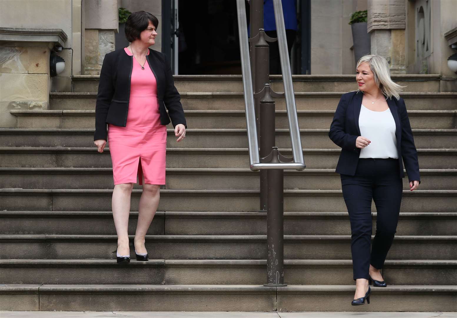 First Minister Arlene Foster and Deputy First Minister Michelle O’Neill have yet to agree on restrictions that will follow the current four-week circuit-break (Brian Lawless/PA)