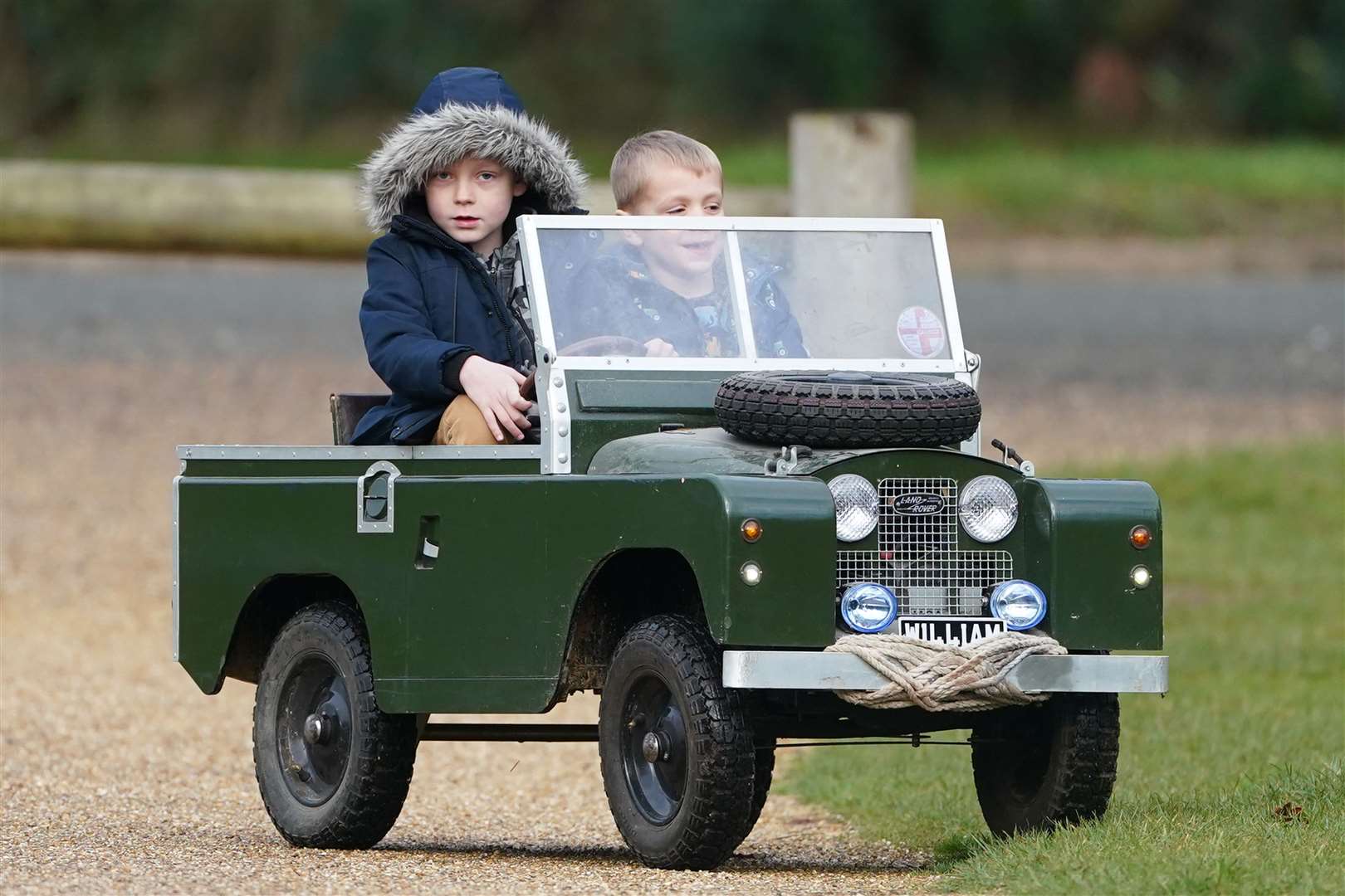 William and Oliver Ward (Joe Giddens/PA)