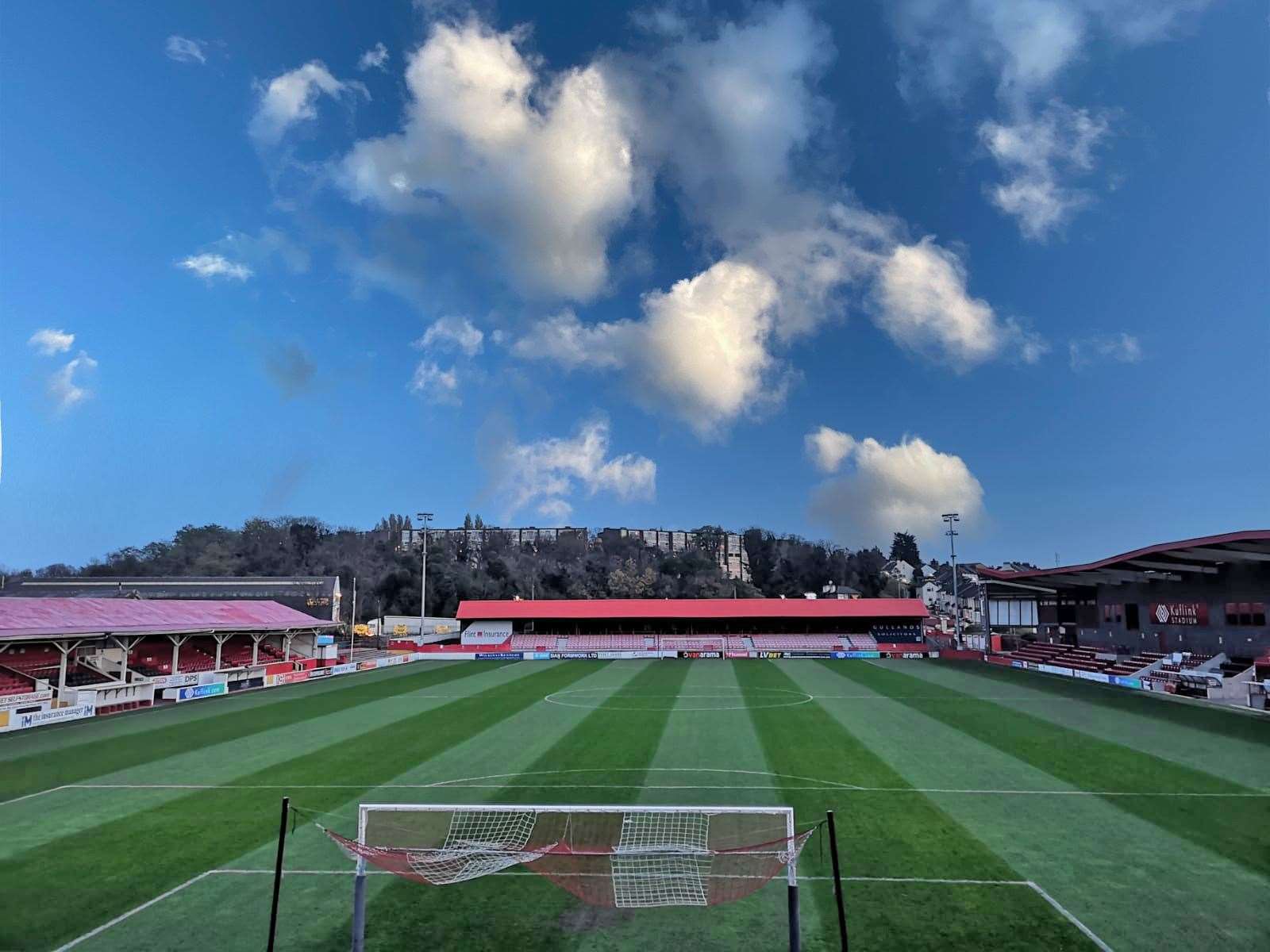 The Kuflink stadium is where Ebbsfleet United currently play their home games. Picture: Northfleet Harbourside