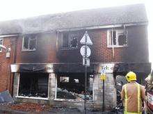 Fire at Hugh Robertson's office in Lenham