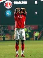 Marcus Bent sums up the general feeling at The Valley. Picture: MATT WALKER