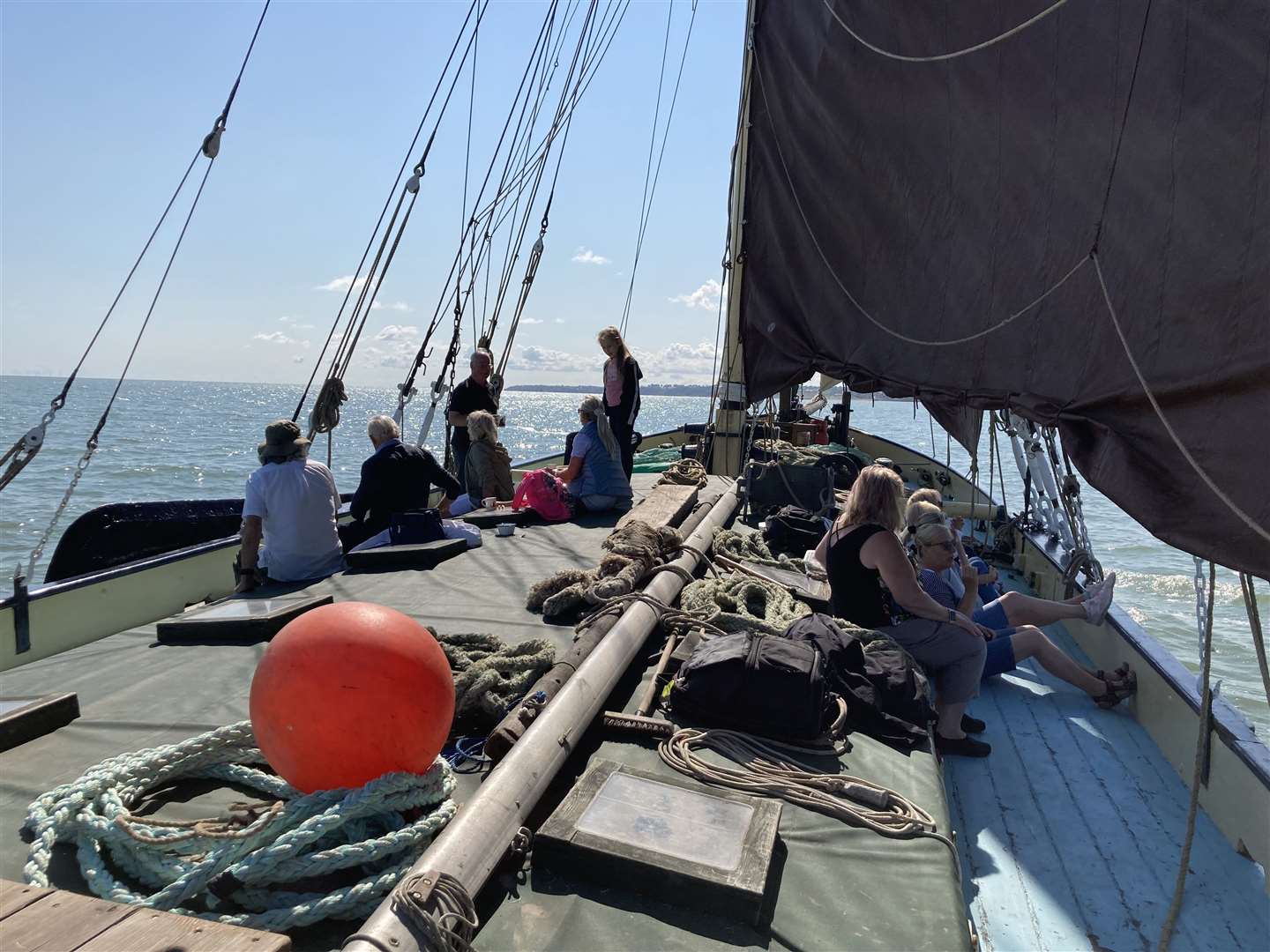 Under sail: Thames sailing barge the Edith May