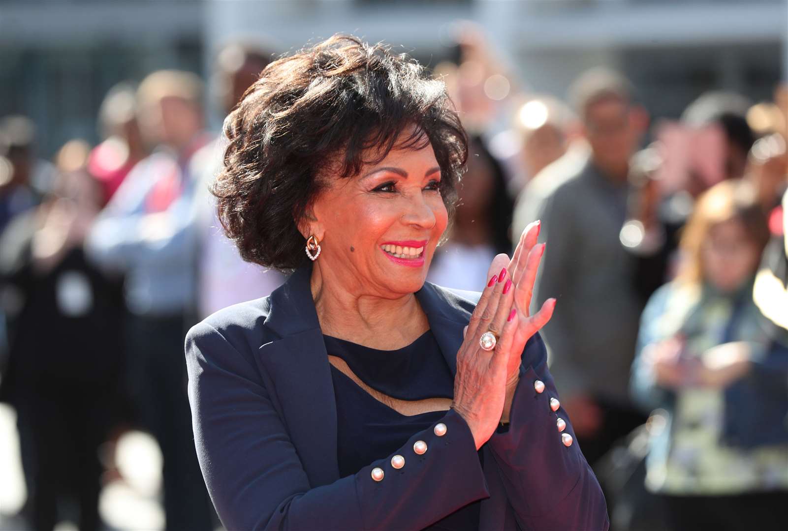 Dame Shirley Bassey began the Mental Health Minute broadcast (Jonathan Brady/PA)