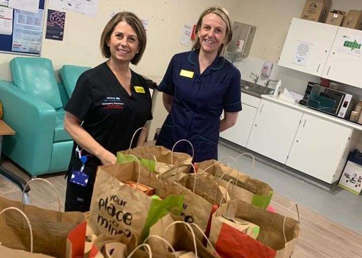 NHS Medway staff treated to bags and bags of Nando's