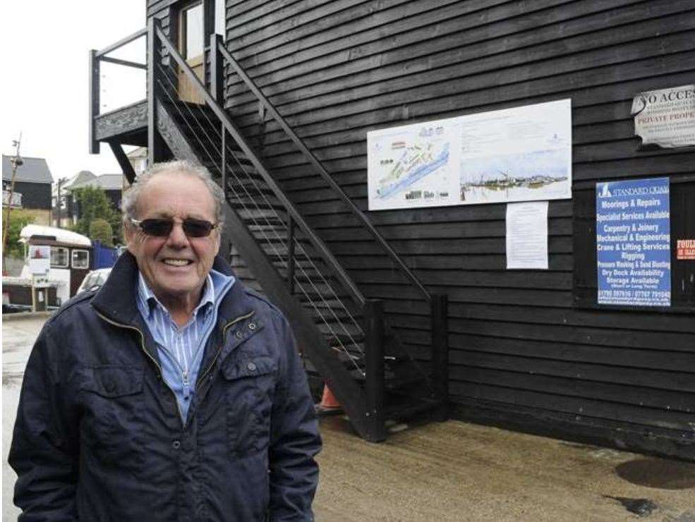 Quayside Properties owner Michael White, who runs Standard Quay and The Secret Garden cafe in Faversham