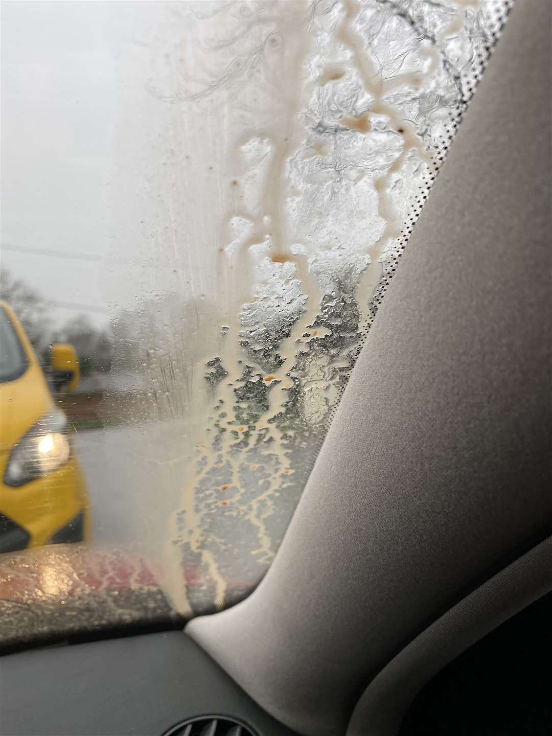 Dust on a car windscreen (Vicky/PA)