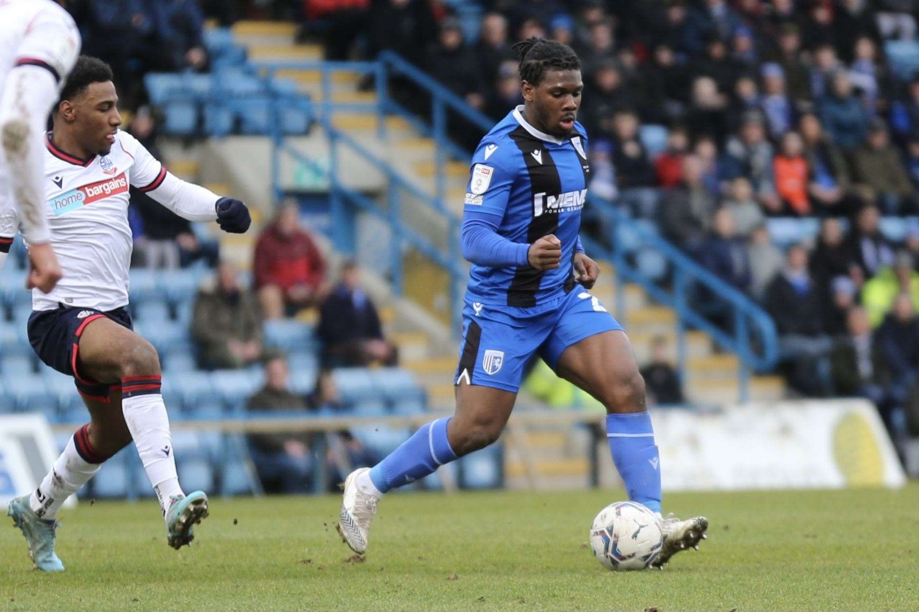 Dan Phillips in action for the Gills before his dismissal Picture: KPI