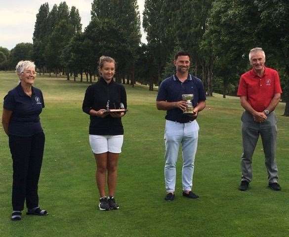 Club champions at Sittingbourne & Milton Regis Golf Club presented with their trophies by the captains (39779084)