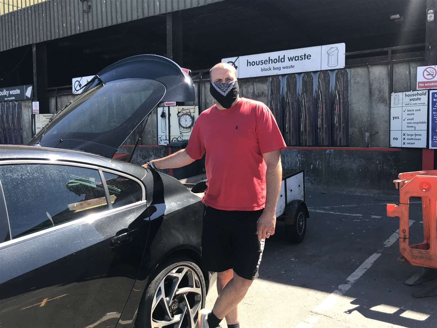 Jonathan Revell at Sittingbourne Recycling Centre